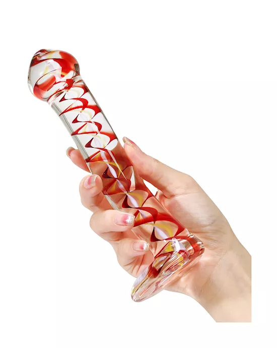 Lucent Inner Spiral Glass Dildo