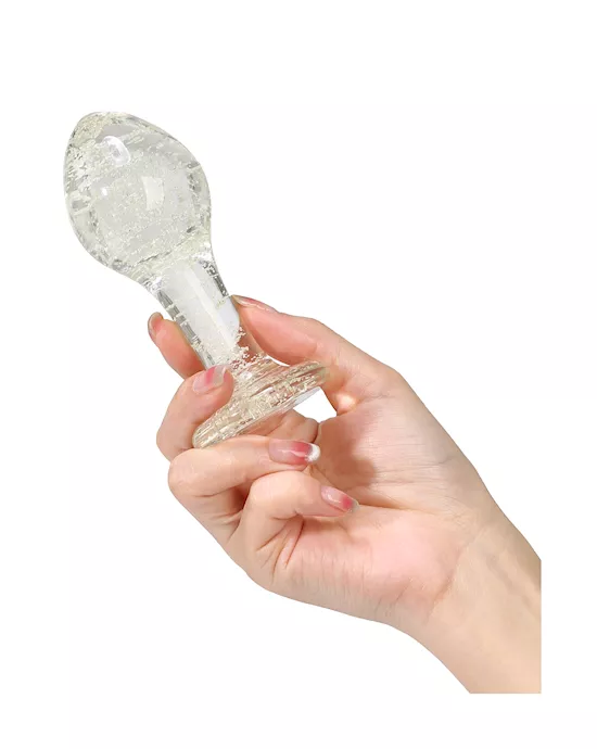 Lucent Glow In The Dark Globe Glass Butt Plug