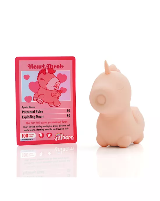 Unihorn Heart Throb Pulsing Clitoral Vibrator