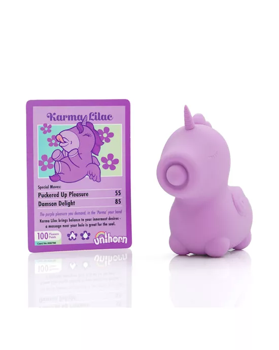 Unihorn Karma Lilac Massaging Clitoral Vibrator