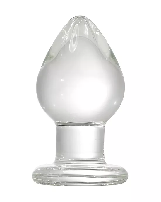 Wide Glass Butt Plug