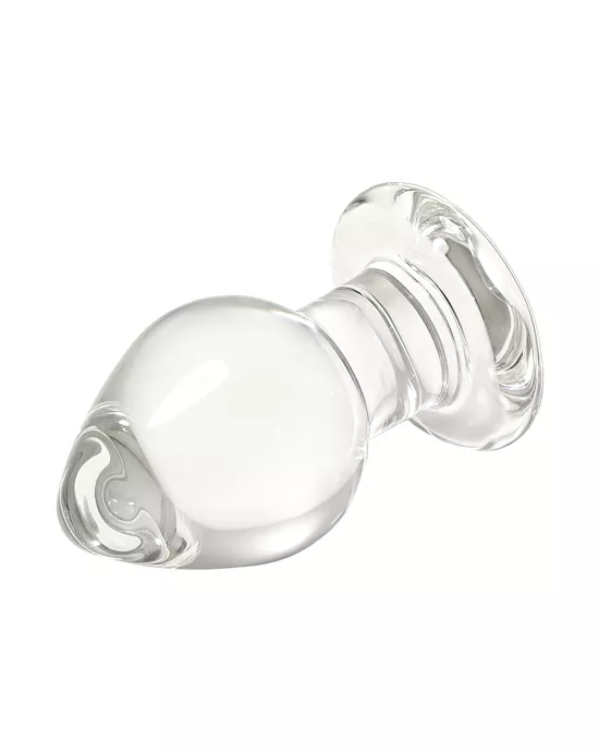 Wide Glass Butt Plug