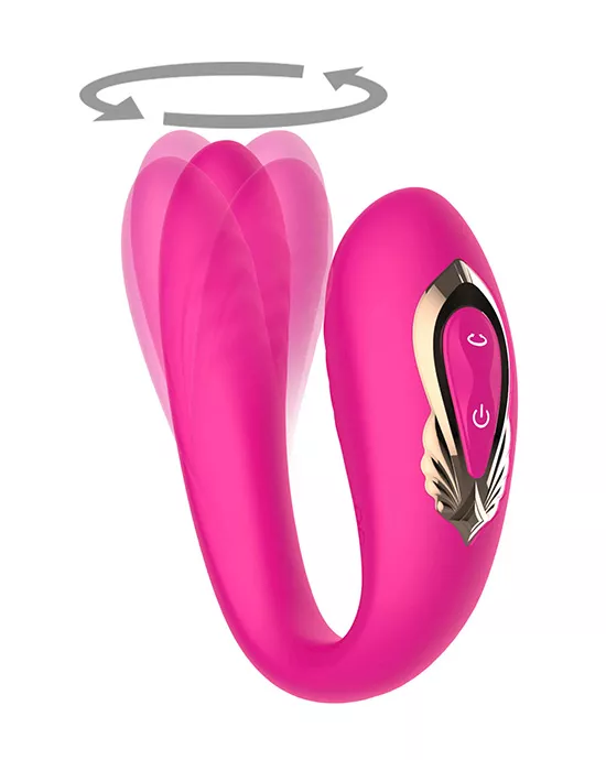 Spinning Remote Controlled Couples Vibrator