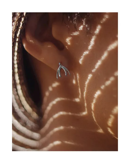 Sterling Silver Clit Earrings