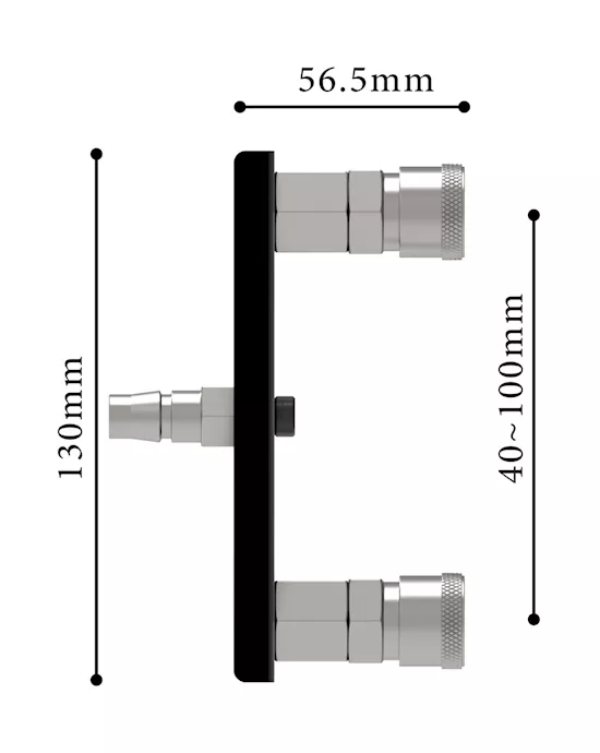 Aureum 520a Sex Machine Double Joint Adapter