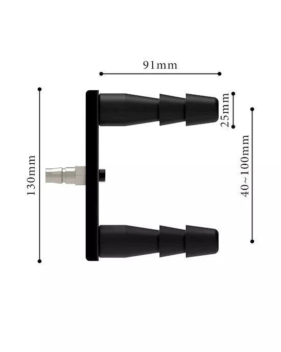 Aureum 520a Sex Machine Double Vac-u-lock Adapter