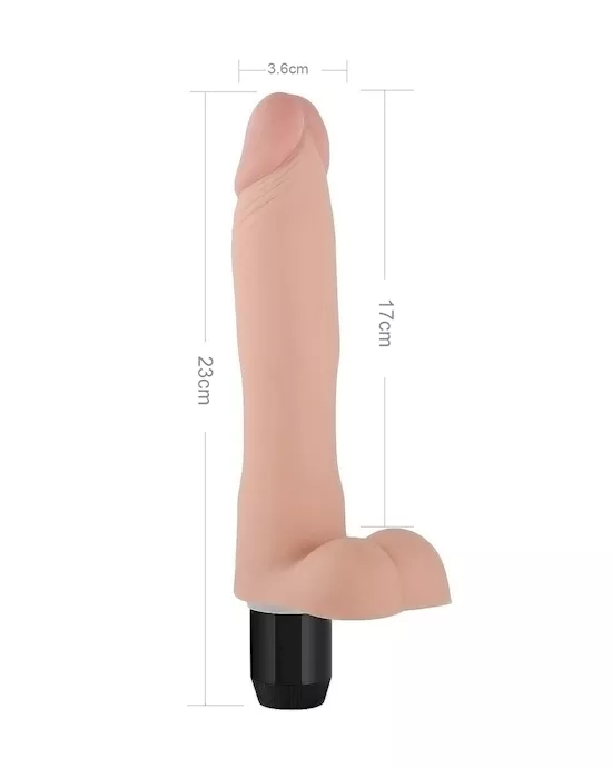 Rookie Extreme Soft Realistic Dildo Vibrator