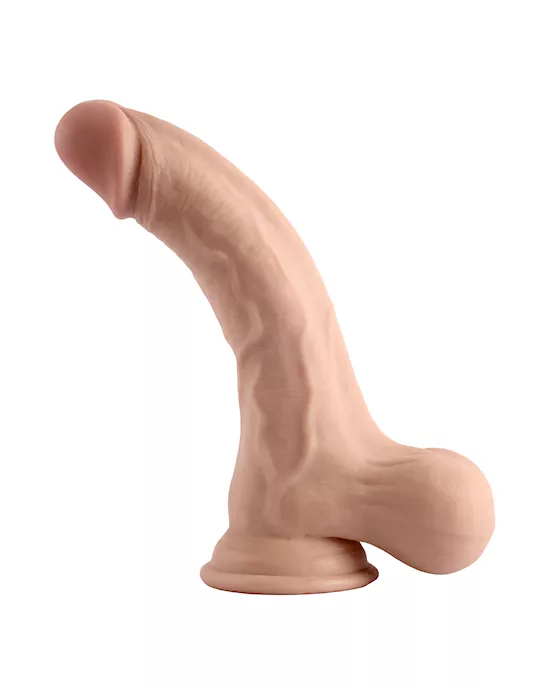 Adept Sliding Skin Dual Layer Dildo