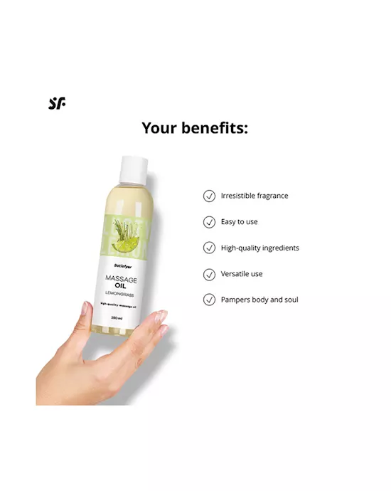 Satisfyer Massage Oil Lemongrass 250ml