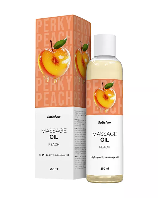 Satisfyer Massage Oil Peach 250ml