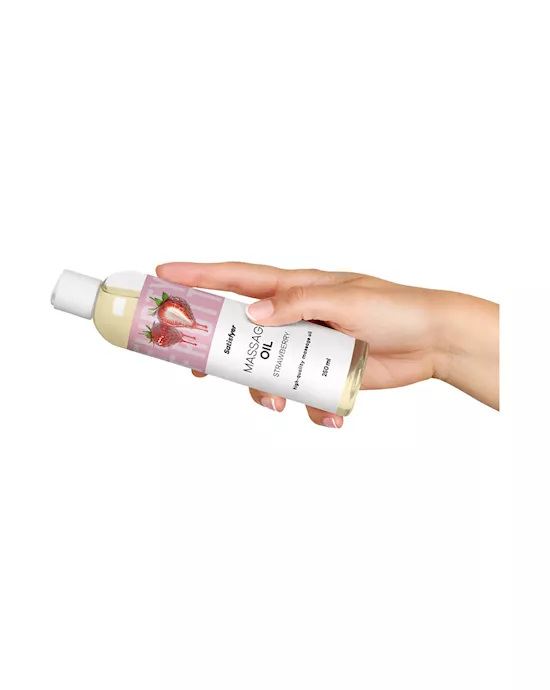 Satisfyer Massage Oil Strawberry 250ml