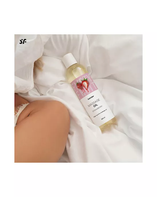Satisfyer Massage Oil Strawberry 250ml