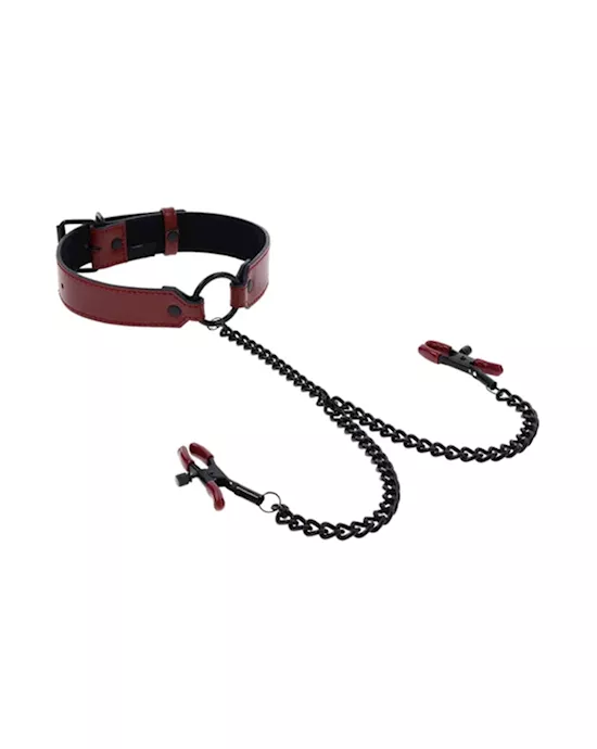 SaffronCollarwithNippleClamps
