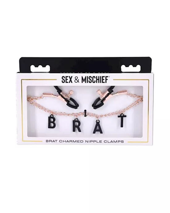 Brat Charmed Nipple Clamps