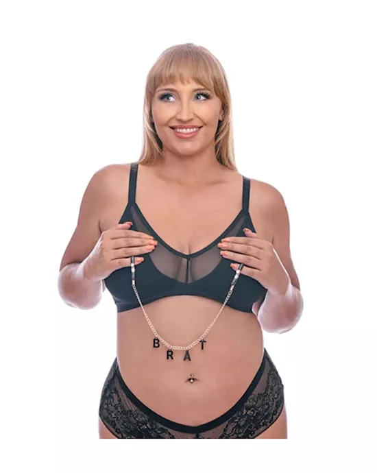 Brat Charmed Nipple Clamps