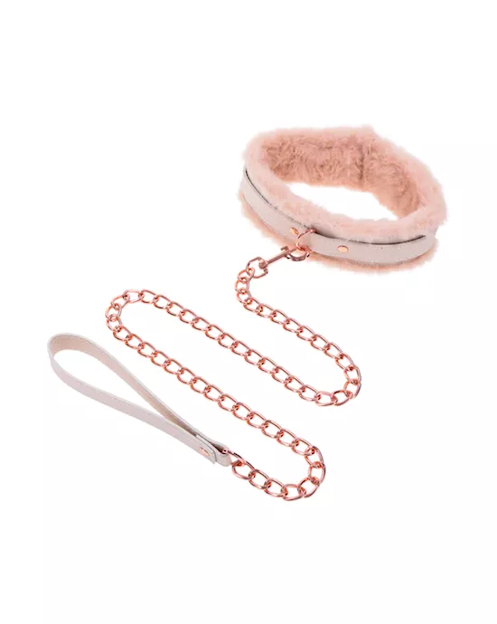 PeachesnCreaMeFurCollarLeash