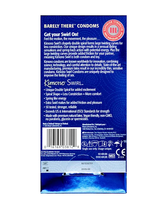 Kimono Swirl Condoms 12pk