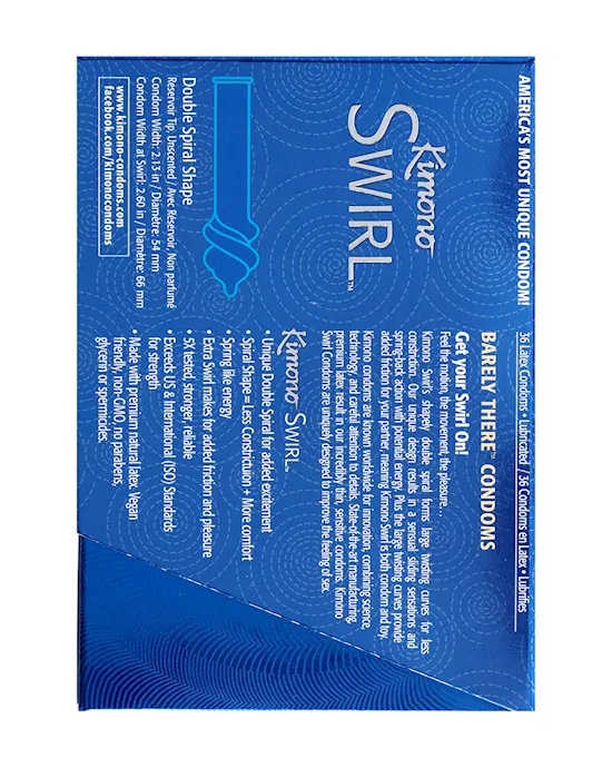 Kimono Swirl Condoms 36pk