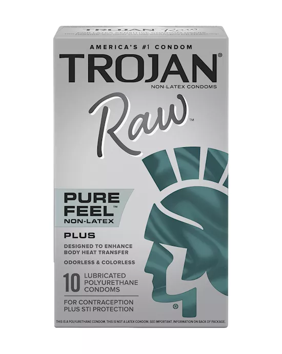 TrojanRAWPureFeelNon-Latex10ct