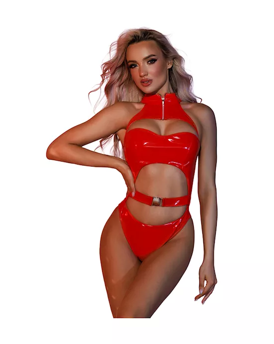 RedOnePiecesSexyBodysuit