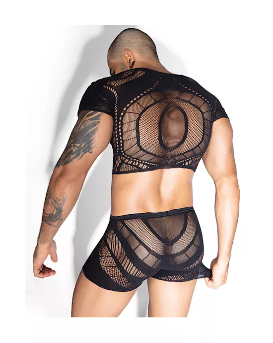 Seeing All Top And Boxer Bodystocking