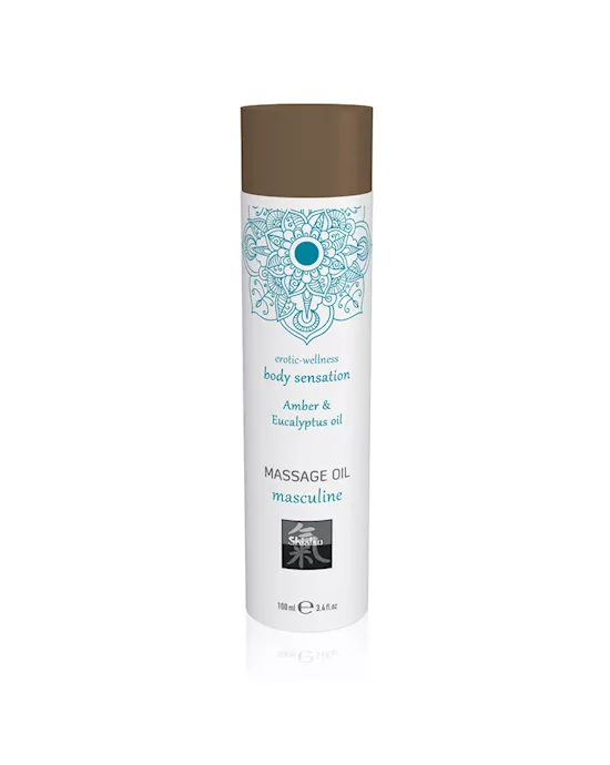 SHIATSUMassageOil-Masculine-AmberEucalyptusOilScented-100ml