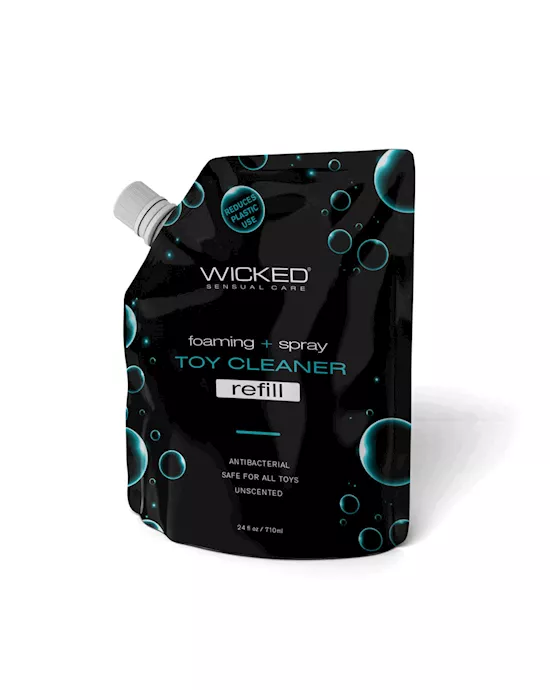 WickedFoamingSprayToyCleanerRefill-UnscentedAntibacterialToyCleaner-710ml24ozPouch