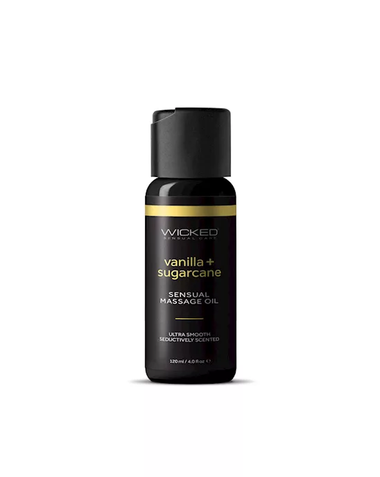WickedSensualMassageOil-VanillaSugarcane-VanillaandSugarcaneScentedMassageOil-120mlTube