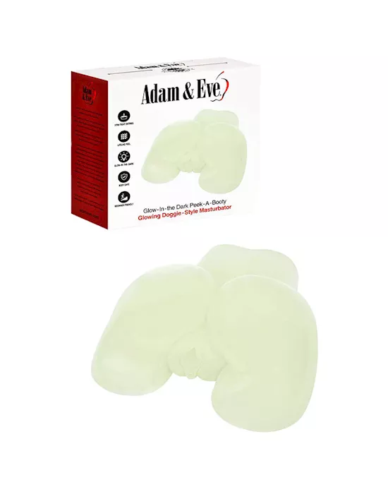 AdamEveGLOWINTHEDARKPEEK-A-BOOTY-GlowInDarkDoggyStyleMiniMasturbator