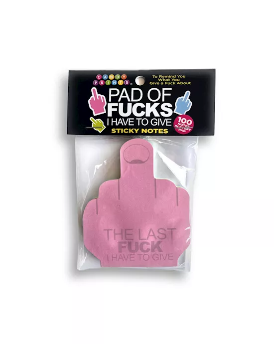 LastFuckIHaveToGiveStickyNotes-MultiColouredNoveltyStickyNotes-100Pack