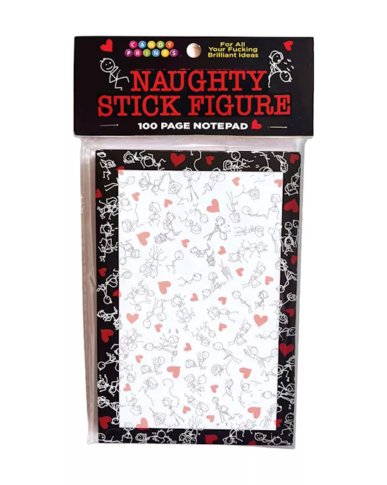 NaughtyStickFigureNotepad-NoveltyNotepad-100Pages