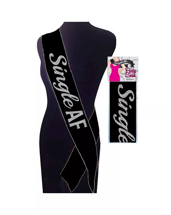 SingleAFSash-BlackPartySash