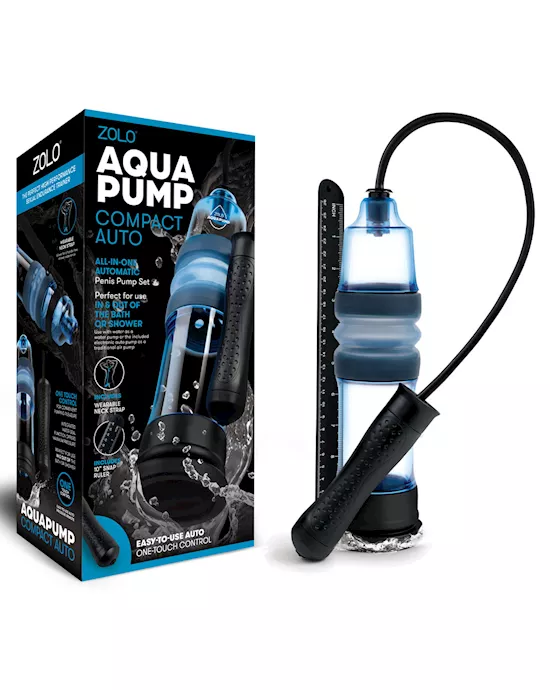 ZoloAquapumpCompactAuto-BlueAutoWaterPenisPump
