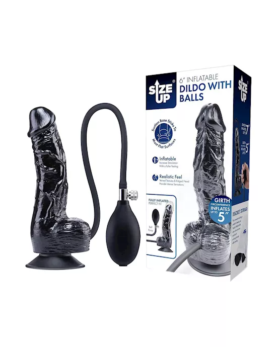 SizeUp6InchInflatableDildowithBal