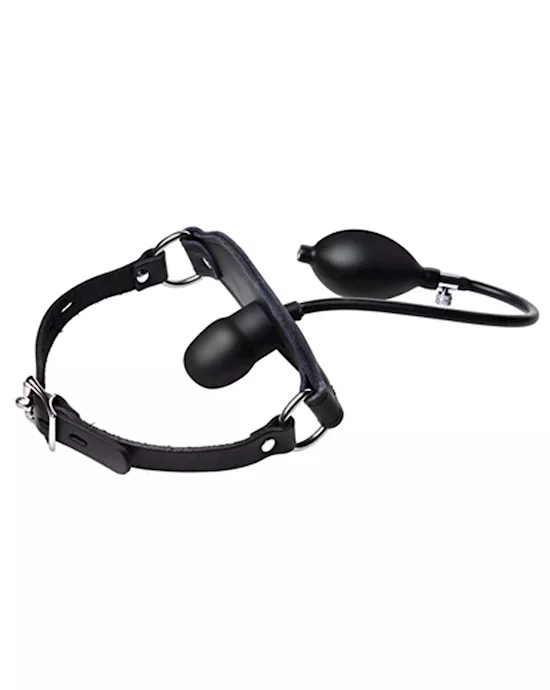 SilencerInflatableLockingSiliconePenisGag