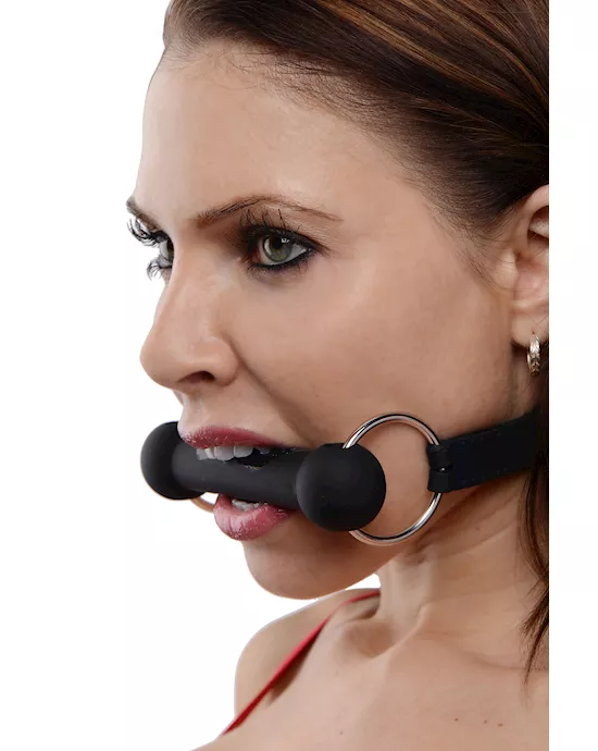 MrEdLockableSiliconeHorseBitGag