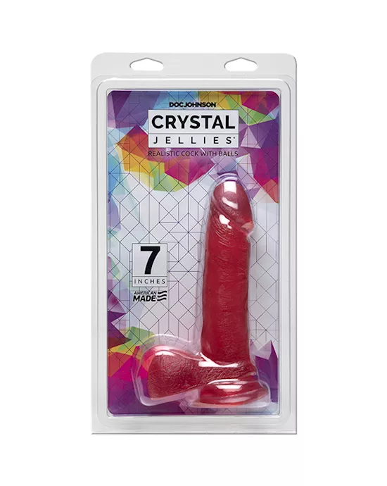 CrystalJellies6inBallsyCockswSuctionCupBase