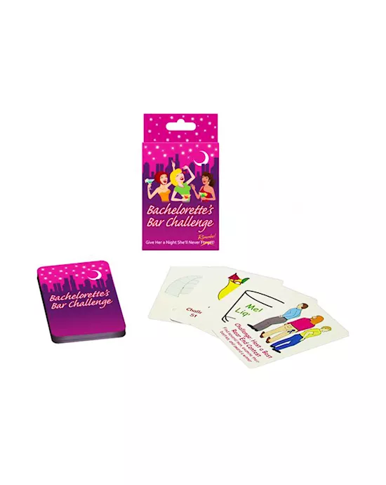 Bachelorettes Bar Challenge Card Game